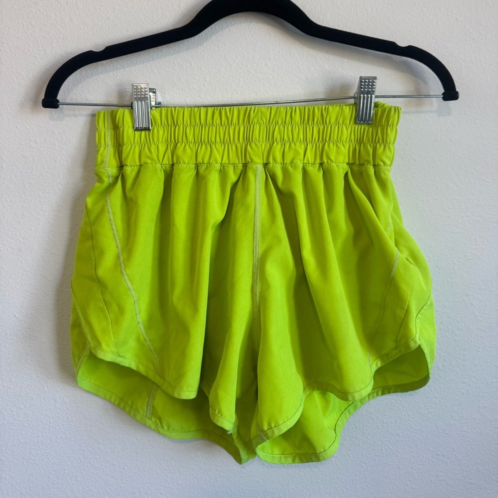Neon Yellow Athletic Shorts